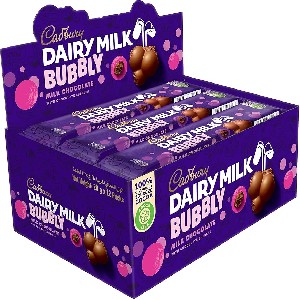 dairy milk bubbly chocolate 28g*12pis